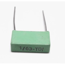 Condensateur MKT 1mf 63volts (lot de 5p)