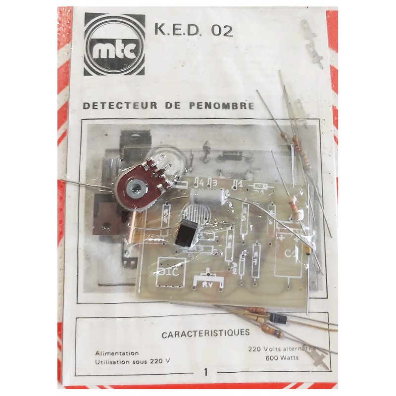 Kit électronique détecteur de pénombre