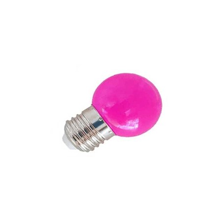 Ampoule LED E27 1W G45 Couleurs