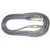 Câble micro jack 6.35 mâle mono / xlr femelle 6m