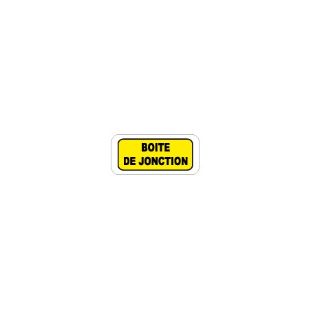 Etiquette boite de jonction (lot de 20pièces)