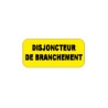 Etiquette disjoncteur de branchement (lot de 20pièces)