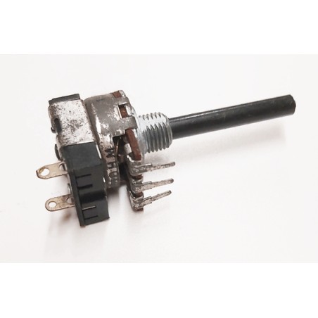 Potentiomètre 1K A axe 4mm avec interrupteur