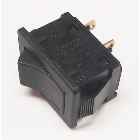 Interrupteur à bascule marche/arrêt noir 10amp/250volts