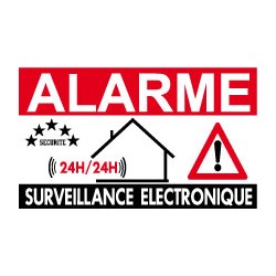 10 Panneaux alarme surveillance électronique 24h/24