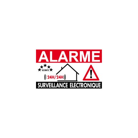 10 Panneaux alarme surveillance électronique 24h/24