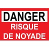 Danger risque de noyade