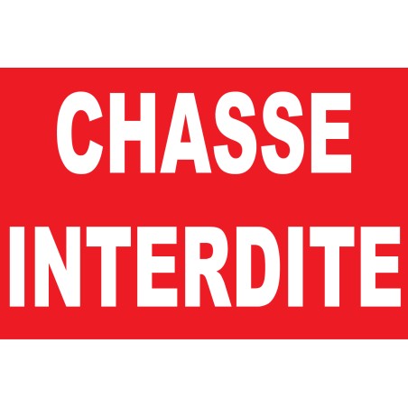 Chasse interdite