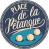 Plaque de décoration pour pétanque