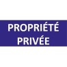 Panneau propriété privée