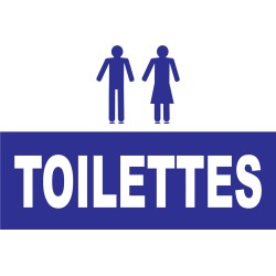Panneau toilettes hommes / femmes