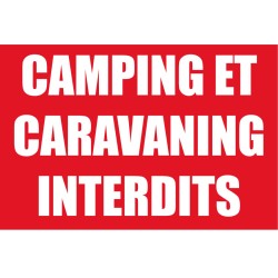 Panneau camping et...