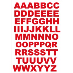 Alphabet en adhésif 40mm