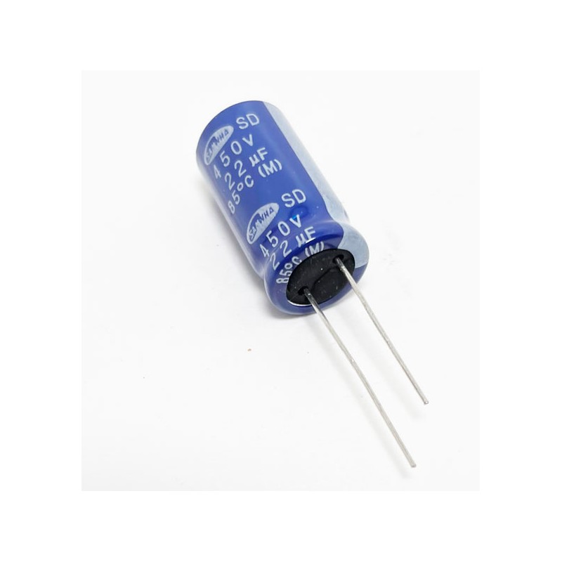 Condensateur - Electrolytic Capacitor 22mf 450volts 85°c