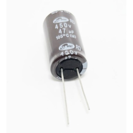 Condensateur - Electrolytic Capacitor 47mf 450volts 85°c