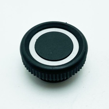 Bouton de potentiomètre noir