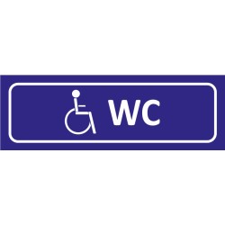 Signalétique adhésives WC handicapé