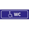 Signalétique adhésives WC handicapé