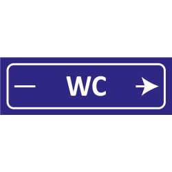 Signalétique adhésives WC droite