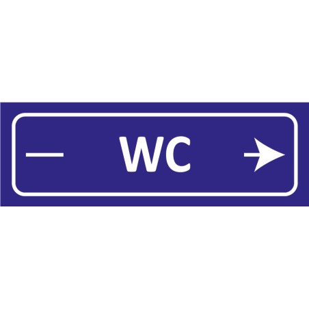 Signalétique adhésives WC droite