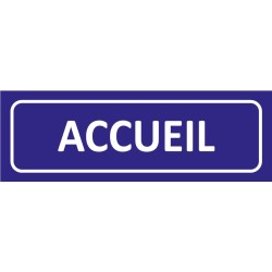 Signalétique adhésives accueil