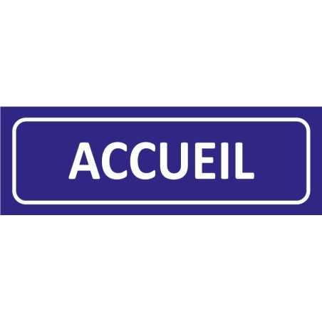 Signalétique adhésives accueil