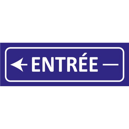 Signalétique adhésives entrée gauche