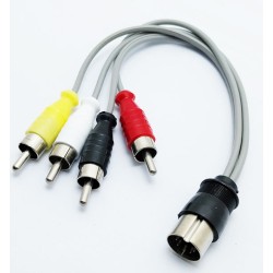 Adaptateur din 5 broches -...