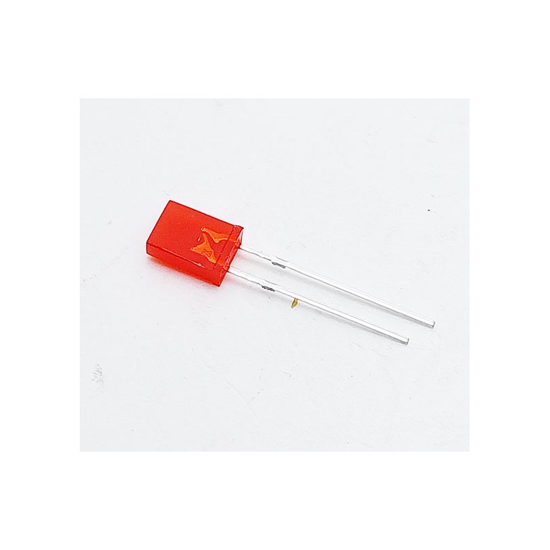 Led rouge rectangulaire