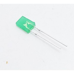 Led verte rectangulaire